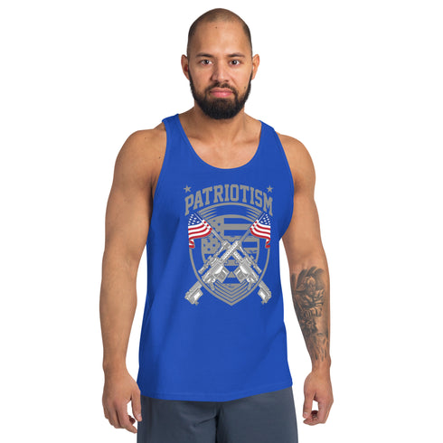 Patriotism - Men's Tank Top - Mainstream Freedom