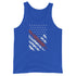 Freedom Grunge Flag Men's Tank Top - Mainstream Freedom