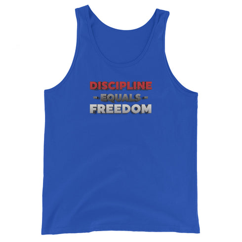 Discipline Equals Freedom Men's Tank Top - Mainstream Freedom