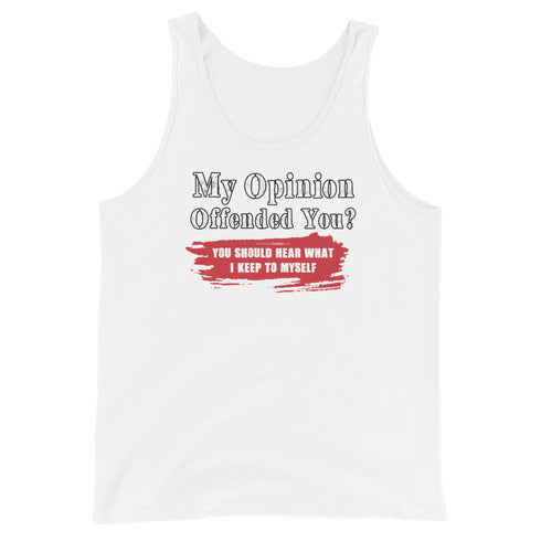 My Opinion Offended You? You Should Hear What I Keep To Myself - Men's Tank Top - Mainstream Freedom
