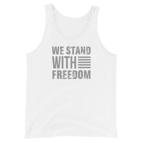We Stand With Freedom - Men's Tank Top - Mainstream Freedom
