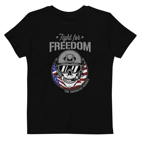 Fight For Freedom - The American Heroes Organic cotton kids t-shirt - Mainstream Freedom