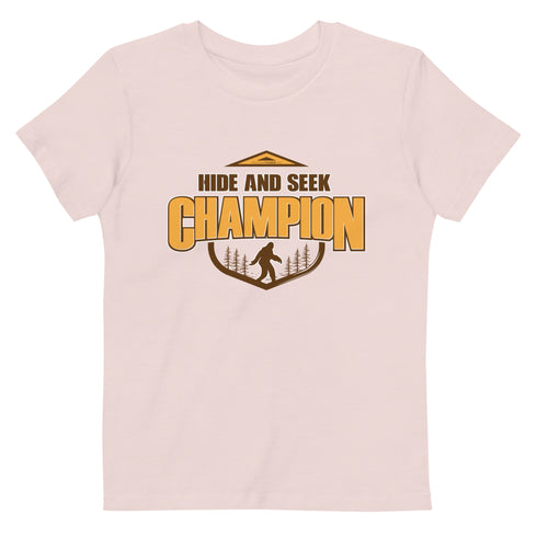 Hide and Seek Champion Organic cotton kids t-shirt - Mainstream Freedom