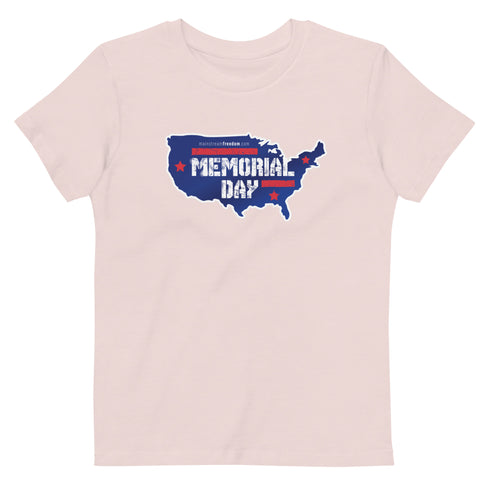 Memorial Day Organic cotton kids t-shirt - Mainstream Freedom