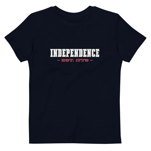 Independence Est. 1776 Organic cotton kids t-shirt - Mainstream Freedom