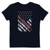 Freedom Grunge Flag Organic cotton kids t-shirt - Mainstream Freedom