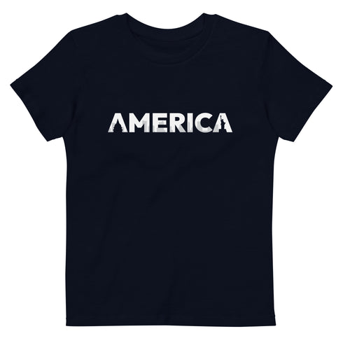 America Organic cotton kids t-shirt - Mainstream Freedom