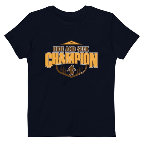 Hide and Seek Champion Organic cotton kids t-shirt - Mainstream Freedom