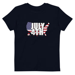 July 4th Organic cotton kids t-shirt - Mainstream Freedom