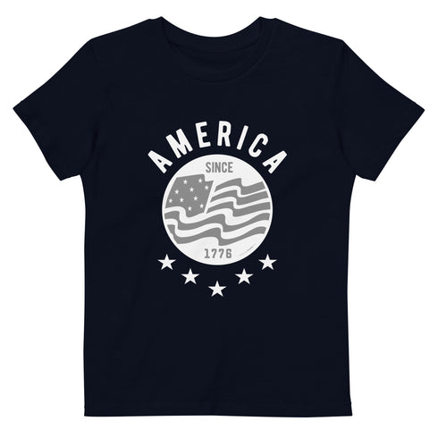 America Since 1776 Organic cotton kids t-shirt - Mainstream Freedom