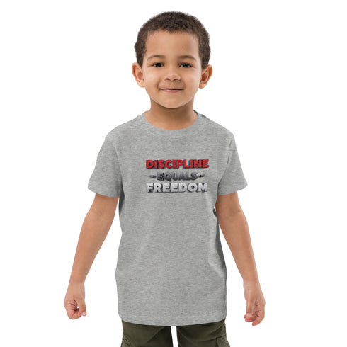 Discipline Equals Freedom Organic cotton kids t-shirt - Mainstream Freedom