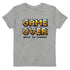 Game Over Back To School Organic cotton kids t-shirt - Mainstream Freedom