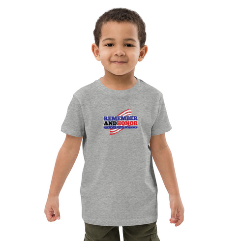 Remember And Honor Memorial Day Organic cotton kids t-shirt - Mainstream Freedom