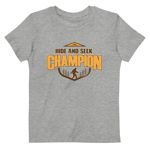 Hide and Seek Champion Organic cotton kids t-shirt - Mainstream Freedom