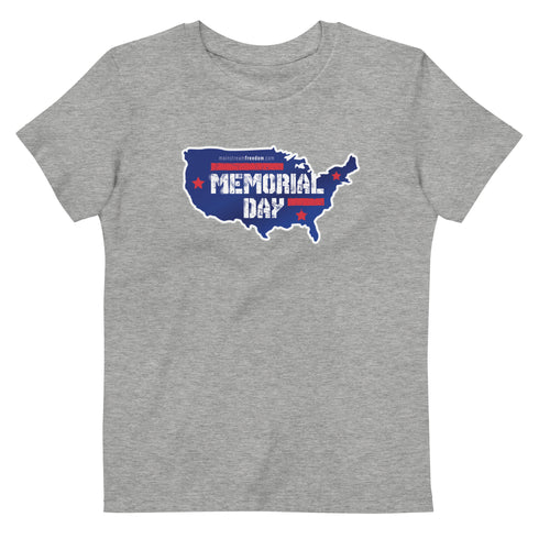 Memorial Day Organic cotton kids t-shirt - Mainstream Freedom
