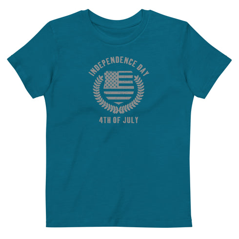Independence Day 4th Of July Organic cotton kids t-shirt - Mainstream Freedom