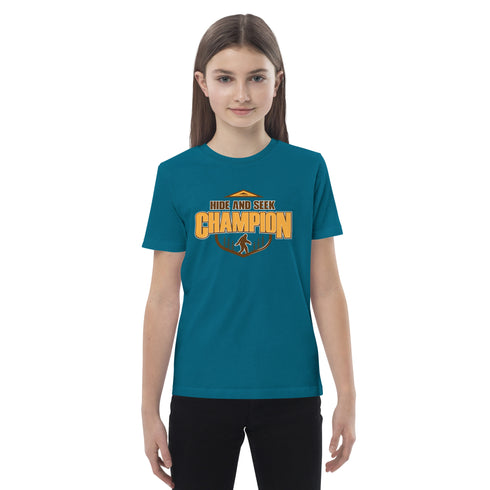 Hide and Seek Champion Organic cotton kids t-shirt - Mainstream Freedom