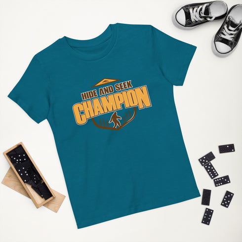 Hide and Seek Champion Organic cotton kids t-shirt - Mainstream Freedom