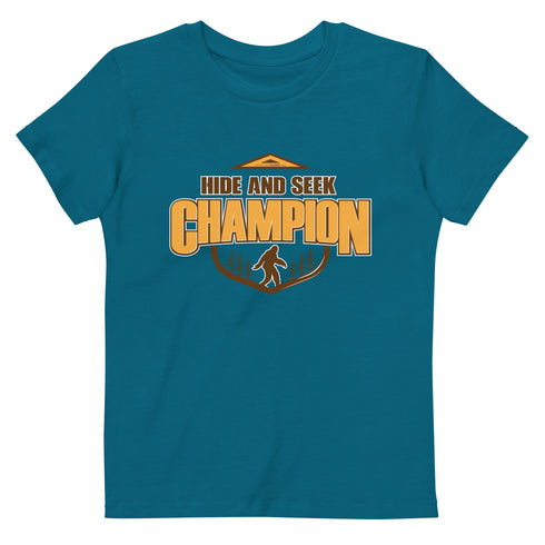 Hide and Seek Champion Organic cotton kids t-shirt - Mainstream Freedom