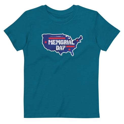 Memorial Day Organic cotton kids t-shirt - Mainstream Freedom