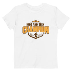 Hide and Seek Champion Organic cotton kids t-shirt - Mainstream Freedom