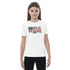 USA flag Organic cotton kids t-shirt - Mainstream Freedom
