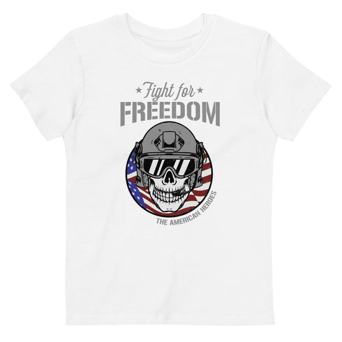 Fight For Freedom - The American Heroes Organic cotton kids t-shirt - Mainstream Freedom