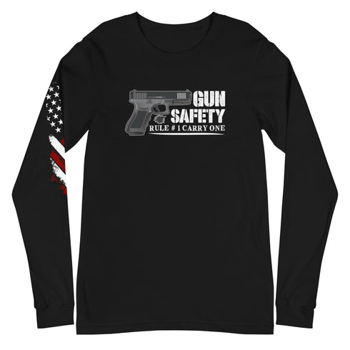 Gun Safety Rule #1 Carry One Unisex Long Sleeve Tee - Mainstream Freedom
