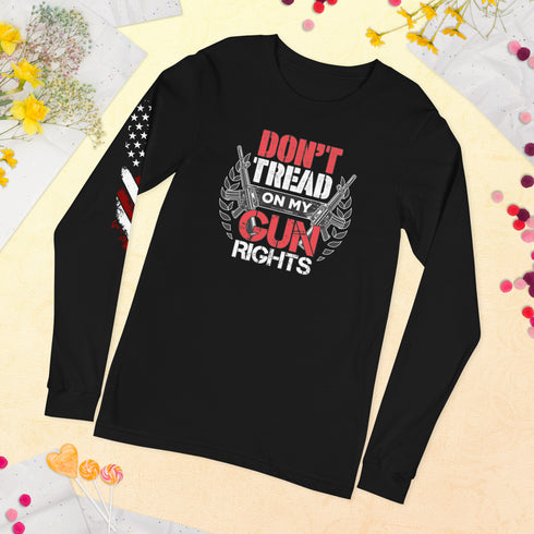 Don't Tread On My Gun Rights Unisex Long Sleeve Tee - Mainstream Freedom