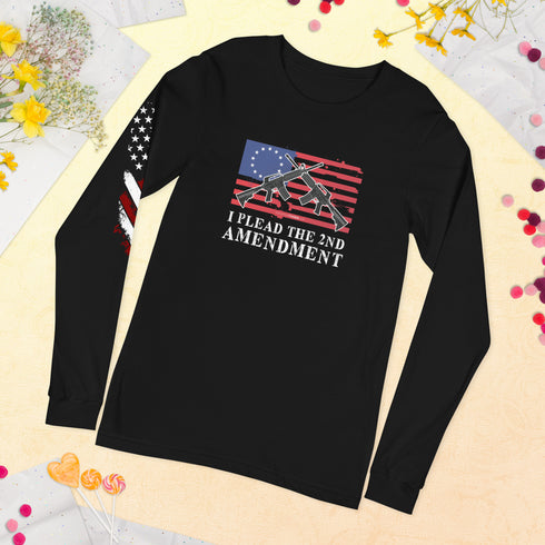 I Plead The 2nd Amendment Unisex Long Sleeve Tee - Mainstream Freedom