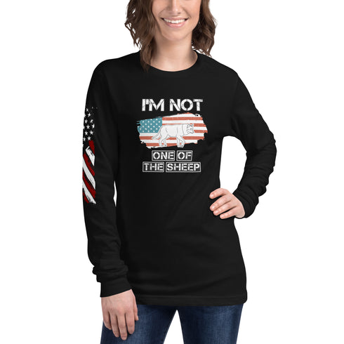I'm Not One Of The Sheep Unisex Long Sleeve Tee - Mainstream Freedom