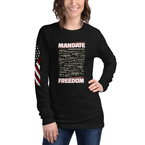 Mandate Freedom Unisex Long Sleeve Tee - Mainstream Freedom