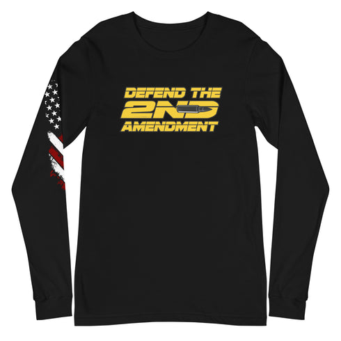 Defend The 2nd Amendment Unisex Long Sleeve Tee - Mainstream Freedom