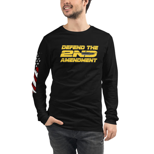 Defend The 2nd Amendment Unisex Long Sleeve Tee - Mainstream Freedom