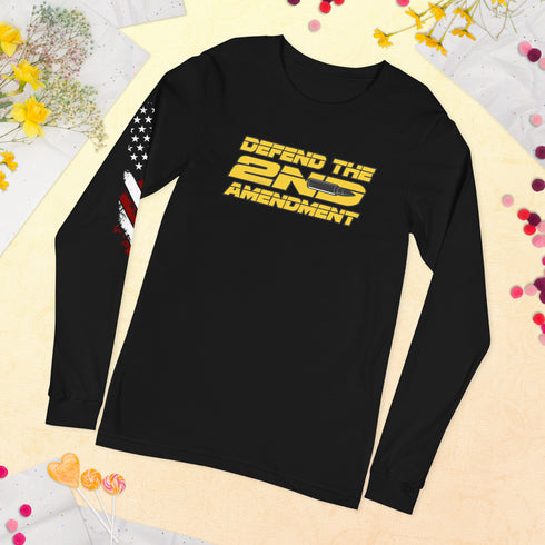 Defend The 2nd Amendment Unisex Long Sleeve Tee - Mainstream Freedom