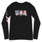 USA Unisex Long Sleeve Tee - Mainstream Freedom