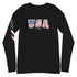 USA Unisex Long Sleeve Tee - Mainstream Freedom