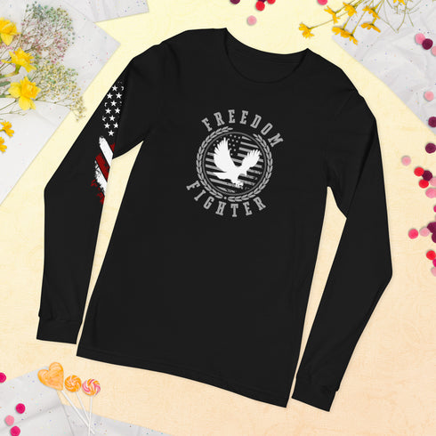 Freedom Fighter Unisex Long Sleeve Tee - Mainstream Freedom