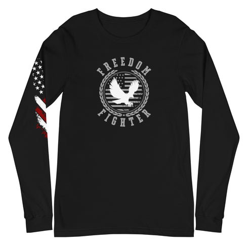 Freedom Fighter Unisex Long Sleeve Tee - Mainstream Freedom
