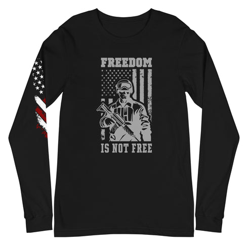 Freedom Is Not Free Unisex Long Sleeve Tee - Mainstream Freedom