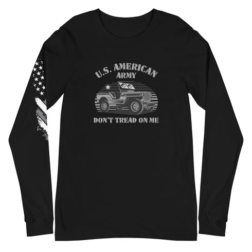 US American Army Don't Tread Unisex Long Sleeve Tee - Mainstream Freedom