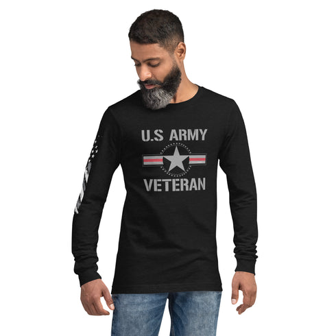 U.S. Army Veteran Unisex Long Sleeve Tee - Mainstream Freedom