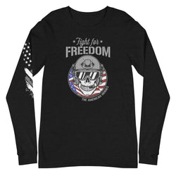 Fight For Freedom - The American Heroes Unisex Long Sleeve Tee - Mainstream Freedom