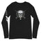 Skull with Guns and Bullets Unisex Long Sleeve Tee - Mainstream Freedom