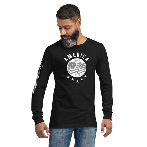 America Since 1776 Unisex Long Sleeve Tee - Mainstream Freedom