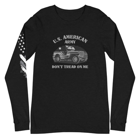 US American Army Don't Tread Unisex Long Sleeve Tee - Mainstream Freedom