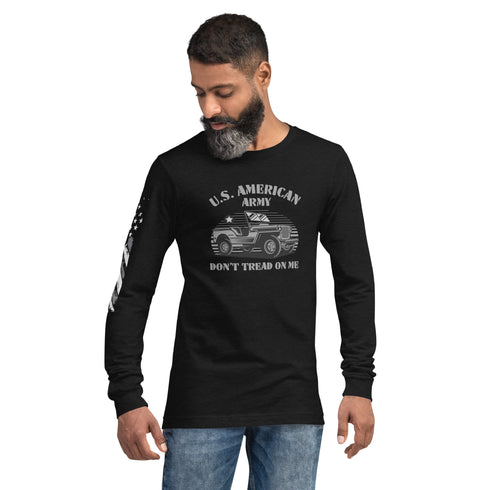 US American Army Don't Tread Unisex Long Sleeve Tee - Mainstream Freedom