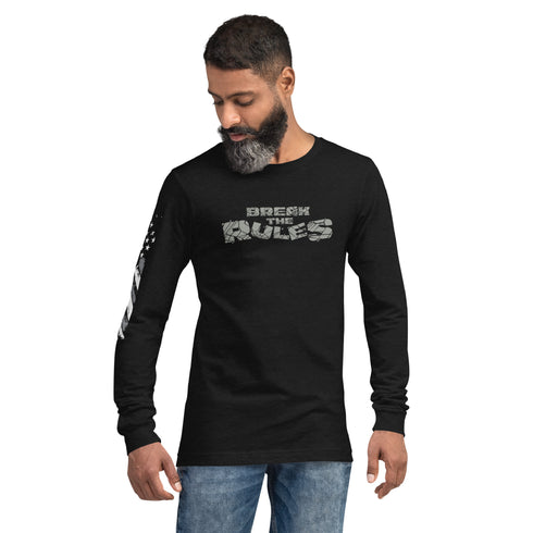 Break The Rules Unisex Long Sleeve Tee - Mainstream Freedom