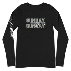 Sunday Gun Day Unisex Long Sleeve Tee - Mainstream Freedom