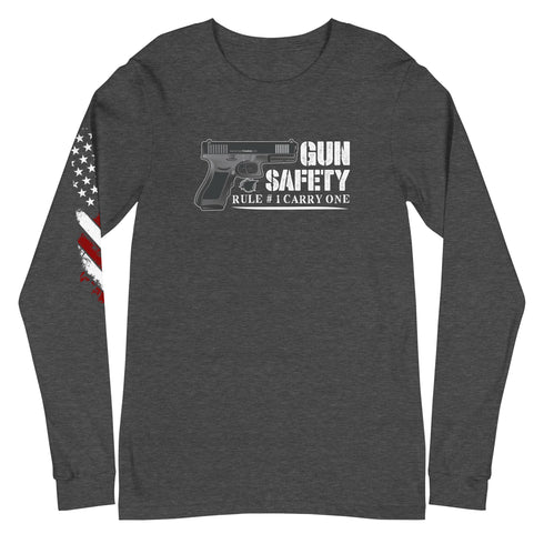 Gun Safety Rule #1 Carry One Unisex Long Sleeve Tee - Mainstream Freedom